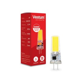 Зображення  LED лампочка Vestum 1-VS-8102 G4 3,5W 4500K 220V на