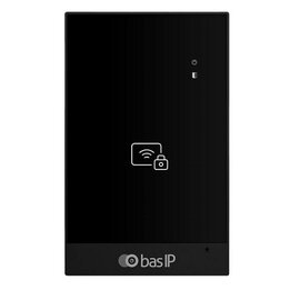 Изображение  Контроллер со считывателем Bas-IP CR-02BD Black бесконтакт + Bluetooth, Цвет корпуса: черный