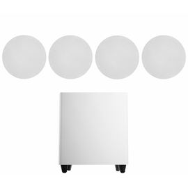 Зображення  Акустичний комплект Sky Sound SUBT-10W/FLC-6,5 White
