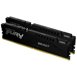 Изображение  Оперативная память Kingston Fury Beast Black DDR5 2x8192Mb 5600MHz &mdash; KF556C36BBEK2-16