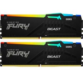 Изображение  Оперативная память Kingston Fury Beast RGB DDR5 2x8192Mb 5600MHz &mdash; KF556C36BBEAK2-16