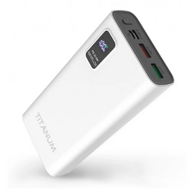 Зображення 2 Повербанк Titanum 727S 20000mAh 22.5W White