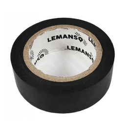 Изображение 2 Изолента Лємансо LMA006 0,13мм.х19мм. 10м, black, Цвет: черный