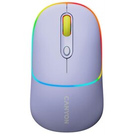 Зображення  Миша Canyon MW-22 Dual Band RGB Wireless Mountain Lavender - CNS-CMSW22ML