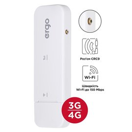 Изображение  4G-модем Ergo W023-CRC9 White