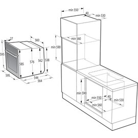 Зображення 2 Духова шафа Gorenje BOS67371SYB
