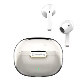 Изображение 4 Bluetooth гарнитура ColorWay Slim TWS-2 Earbuds White — CW-TWS2WT
