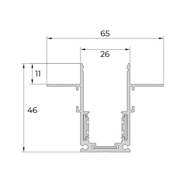 Изображение 2 Шинопровод для светильников Prolum 751008, R20, 2м