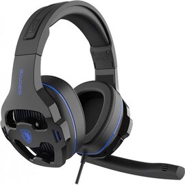 Зображення 2 Навушники Sades SA-726 Ppower Black/Blue зйомний