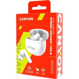 Изображение 5 Наушники Canyon TWS-8 White &mdash; CNS-TWS8W для телефона