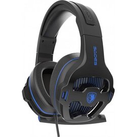 Зображення 6 Навушники Sades SA-726 Ppower Black/Blue зйомний