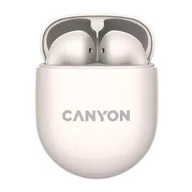 Изображение  Наушники Canyon TWS-6 Beige &mdash; CNS-TWS6BE для телефона