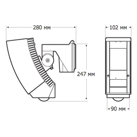 Изображение 2 Датчик движения Optex SIP-5030 накладной