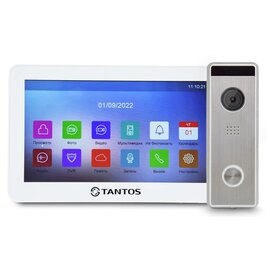 Изображение  Домофонный комплект Tantos Prime HD 7 White + Triniti HD сенсорные кнопки