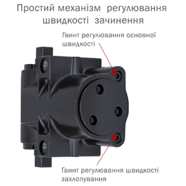 Изображение 3 Доводчик Ryobi D-4550 BC/DA UNIV Grey Anthracite до 200 кг, Цвет корпуса: антрацитовый