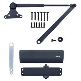 Изображение 5 Доводчик Ryobi DS-1554P PRL HO Grey Anthracite до 60 кг, Цвет корпуса: антрацитовый