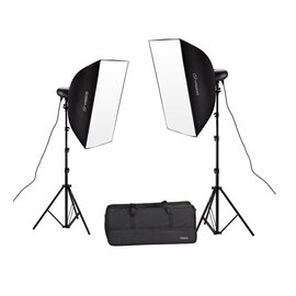 Зображення  Студійне освітлення Visico VL-200 II Plus Softbox KIT