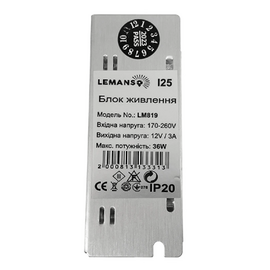 Изображение 4 Блок питания Lemanso LM819 на 12V DC