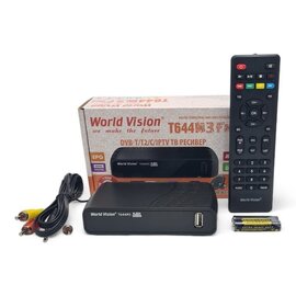 Изображение 5 Тюнер Т2 World Vision T644M3 FM внешние исполнение