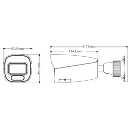 Зображення 2 IP Відеокамера TVT TD-9442S4-C(D/PE/AW3) Black, Колір корпусу: чорний