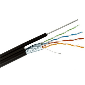 Изображение  Кабель витая пара FinMark FTP 5e 4x2x0.51 Cu с тросом (медь) 305м