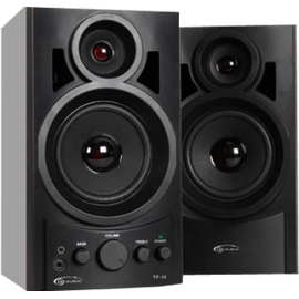 Зображення  Акустична система 2.0 Gemix Black &mdash; TF-10