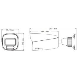Изображение 2 Видеокамера TVT TD-9462E4(D/PE/AW3) White цилиндрическая
