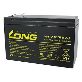 Изображение  Свинцово-кислотный аккумулятор Long WP7-12(28W), 12V 7Ah