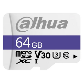 Изображение  Карта памяти Dahua C100 microSD Class 10 64GB - DHI-TF-C100/64GB, Объем памяти: 64 Гб