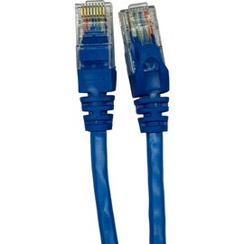 Зображення  Патч-корд кручена пара Gear GPC-UTPCURJ45-1BE UTP Cat.5e (1 м) blue, Довжина кабелю: 1 м