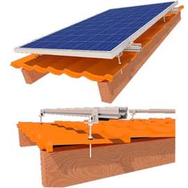 Зображення  Комплект кріплення для сонячних панелей Kripter StringSetter SS-XL-M 10, К-ть сонячних панелей: 10