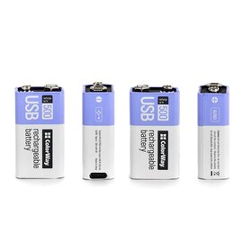 Изображение 3 Аккумулятор ColorWay Крона Li-Pol 390 mAh BL - CW-UB9V-06