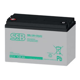 Изображение  Свинцово-кислотный аккумулятор SSB SBL120-12l, 12V 120Ah, Емкость (Ач): 120 Ач