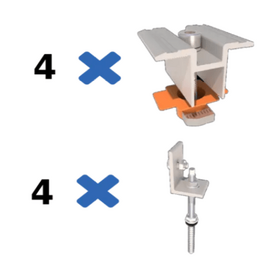 Зображення  Комплект кріплення для сонячних панелей Kripter MetalTile V