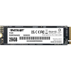 Изображение  Накопитель SSD Patriot P320 256GB M.2 2280 PCIe 3.0 x4 NVMe TLC &mdash; P320P256GM28