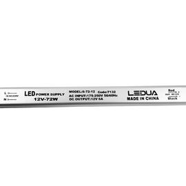 Изображение 4 Блок питания для камер Ledua 72W-IP20 12V металлический