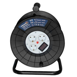 Изображение  Удлинитель на катушке Lemanso LMK72010, Длина шнура: 20 м