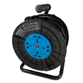 Изображение  Удлинитель на катушке Lemanso LMK72016, Длина шнура: 30 м