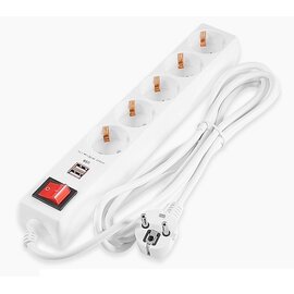 Изображение  Сетевой фильтр Lemanso LMK71002 5 розеток