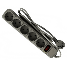 Изображение  Сетевой фильтр Lemanso LMK058 5 розеток, Длина шнура: 1.5 м