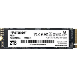 Изображение  Накопитель SSD Patriot P320 2TB M.2 2280 PCIe 3.0 x4 TLC &mdash; P320P2TBM28
