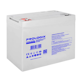 Зображення  Гелевий акумулятор Prologix PL12-75GEL, 12V 75Ah, Ємність (Аг): 75 А&middot;год