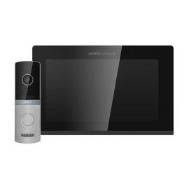 Зображення  Домофонна система Arny AVD-7421А Wi-Fi Black/Silver