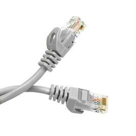 Изображение 2 Патч-корд витая пара Trinix UTP Cat 5 ССA (10 м) gray (73-00634)