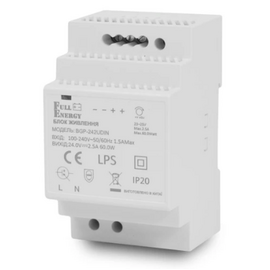 Изображение  Блок питания для камер Full Energy BGP-242UDIN пластмассовый, Ток (А): 2.5 А