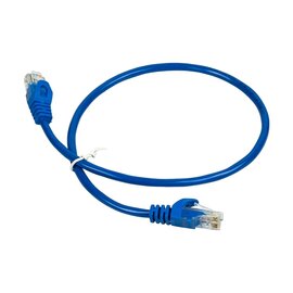 Изображение  Патч-корд витая пара Trinix UTP Cat 5 ССA (2 м) blue