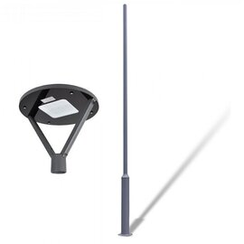 Зображення 2 LED світильник Lightwell LW-GL-50FT + pillar + DS-1275ZJ-SUS алюміній