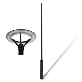 Зображення 2 LED світильник Lightwell LW-GL-50S + pillar + PFA152-E алюміній
