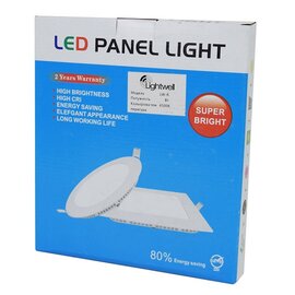 Зображення 4 LED світильник Lightwell LW-SQ-RCD-9 алюміній, Потужність: 9 Вт