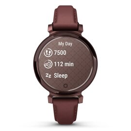 Зображення 6 Смарт-годинник Garmin Lily 2 Dark Bronze with Mulberry Leather Band